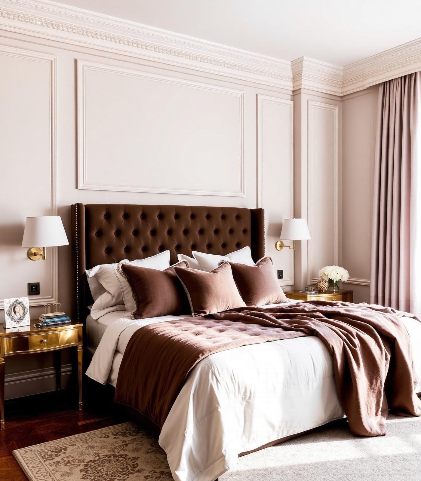 Styled interior vignette with layered textures and natural light